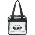 Game Day Clear Zippered Safety Tote Bag
